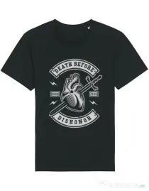 Tricou STANLEY STELLA barbat Death Before Dishonor Negru