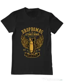 Tricou ADLER barbat Dropbombs Negru