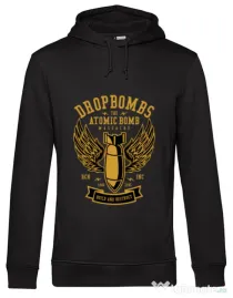 Hoodie barbat cu gluga Dropbombs Negru