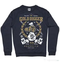 Bluza ADLER barbat Gold Digger Denim inchis