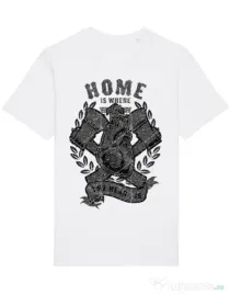 Tricou STANLEY STELLA barbat Home Is Where Alb