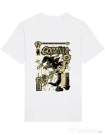 Tricou STANLEY STELLA barbat Godzilla Alb