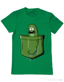 Tricou ADLER barbat Pocket Pickle Verde mediu