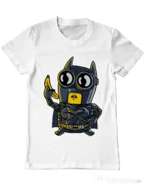Tricou ADLER barbat Bat minion Alb