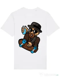 Tricou STANLEY STELLA barbat Chemical board Alb