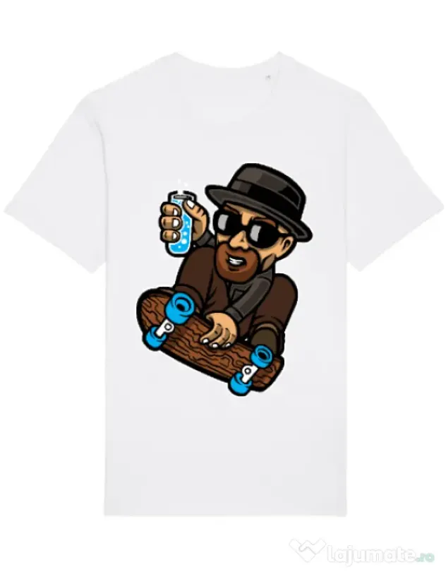 Tricou STANLEY STELLA barbat Chemical board Alb