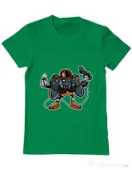 Tricou ADLER barbat Lets play Verde mediu