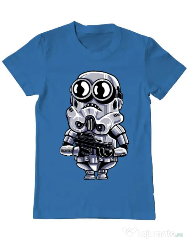 Tricou ADLER barbat Minion trooper Albastru azuriu