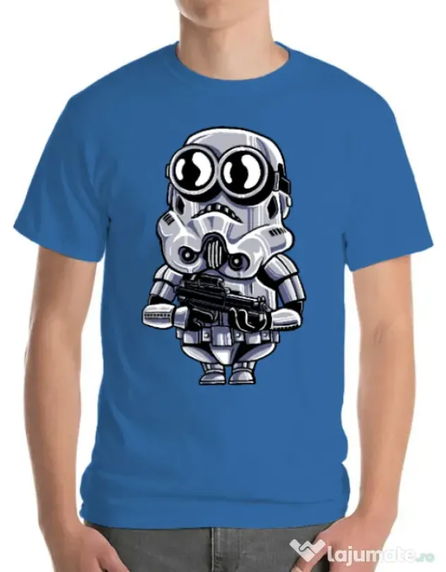 Tricou ADLER barbat Minion trooper Albastru azuriu