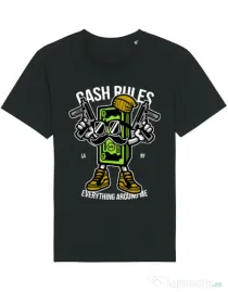 Tricou STANLEY STELLA barbat Cash rules Negru