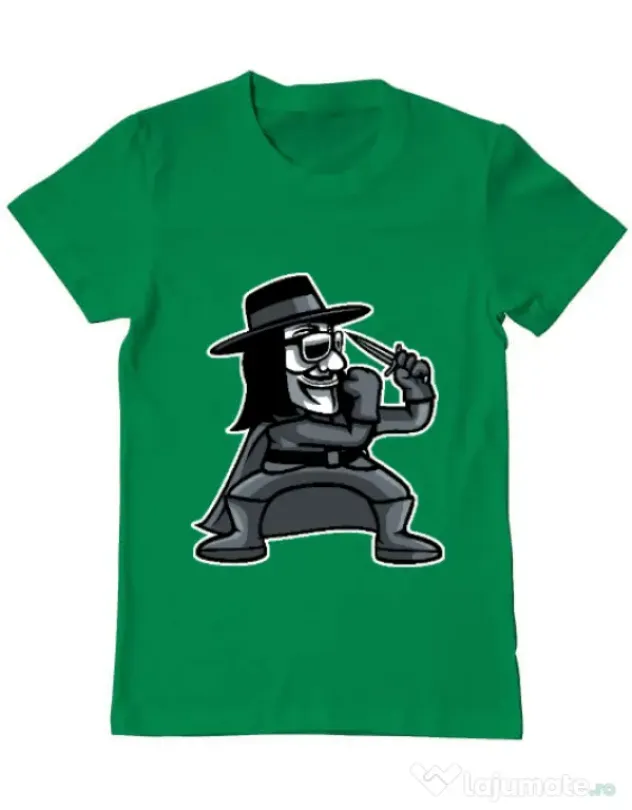 Tricou ADLER barbat Fighting Vendetta Verde mediu