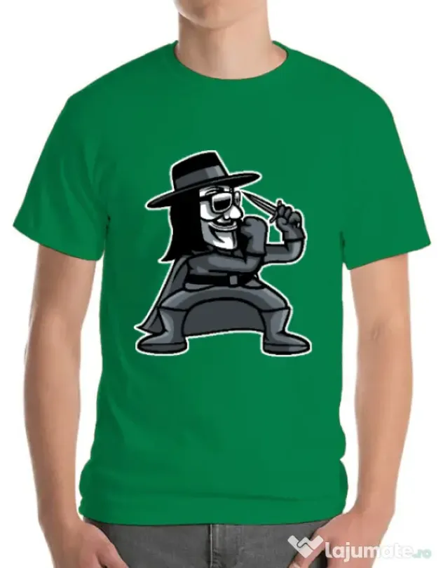 Tricou ADLER barbat Fighting Vendetta Verde mediu