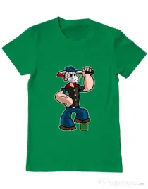 Tricou ADLER barbat Sailor Mass Murderer Verde mediu