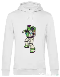 Hoodie barbat cu gluga Iron Buzz Alb