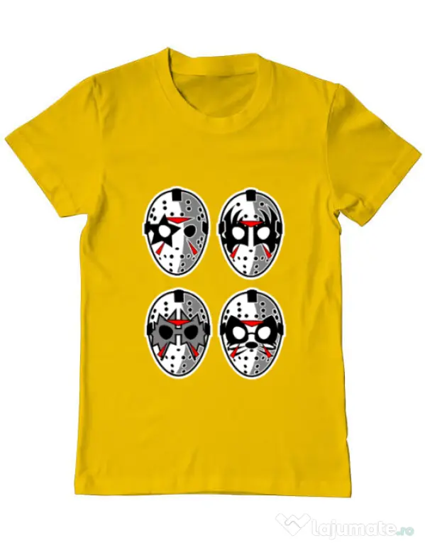 Tricou ADLER barbat Jason Rock Faces Galben