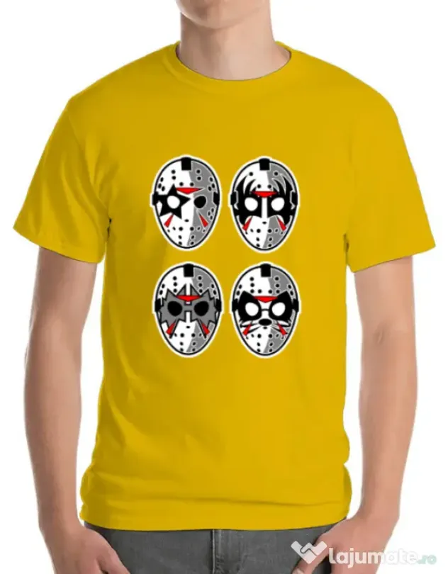 Tricou ADLER barbat Jason Rock Faces Galben