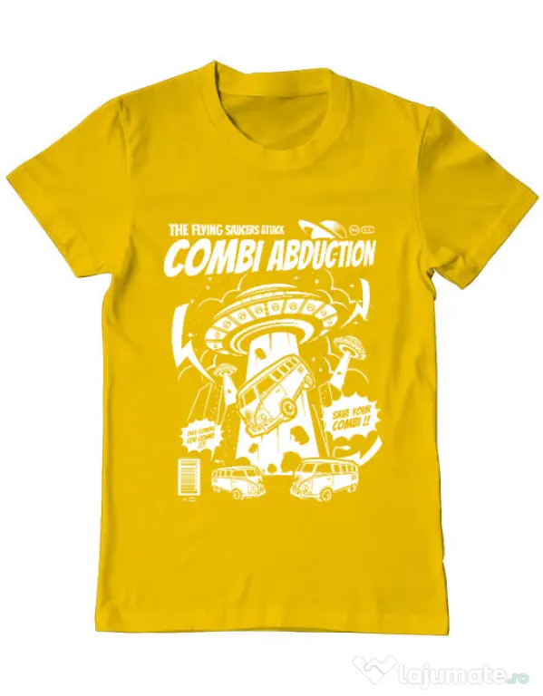 Tricou ADLER barbat Combi Abduction Galben