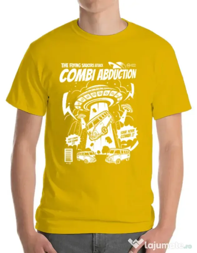Tricou ADLER barbat Combi Abduction Galben
