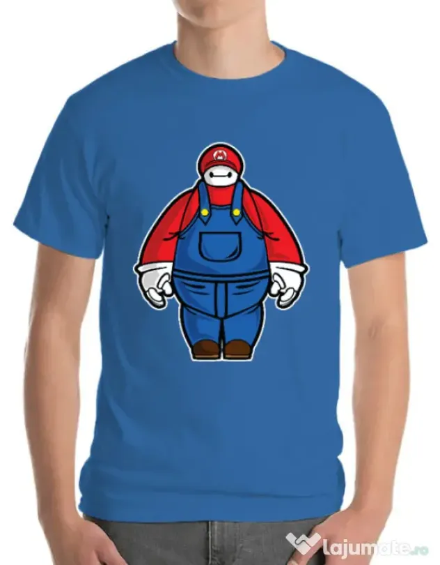 Tricou ADLER barbat Baymario Albastru azuriu