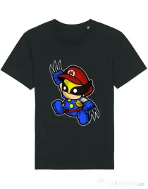 Tricou STANLEY STELLA barbat Mario Wolverine Negru