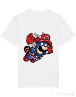 Tricou STANLEY STELLA barbat Captain Mario Alb