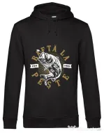 Hoodie barbat cu gluga Bafta la peste Negru