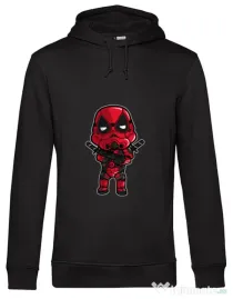 Hoodie barbat cu gluga Deadtrooper Negru