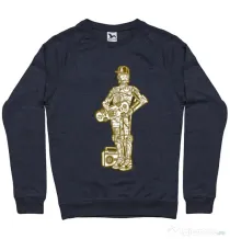 Bluza ADLER barbat Street C3PO Denim inchis