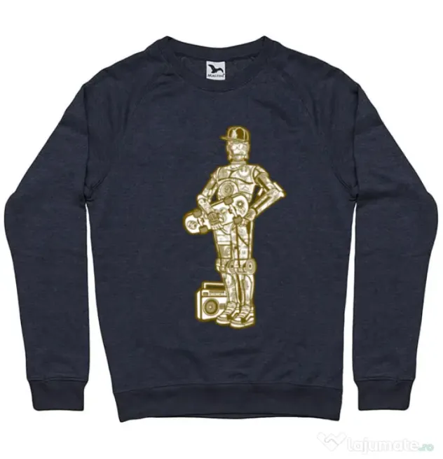 Bluza ADLER barbat Street C3PO Denim inchis