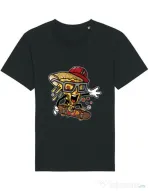 Tricou STANLEY STELLA barbat Pizza Skater Negru