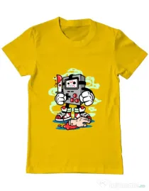 Tricou ADLER barbat Gamers Killer Galben