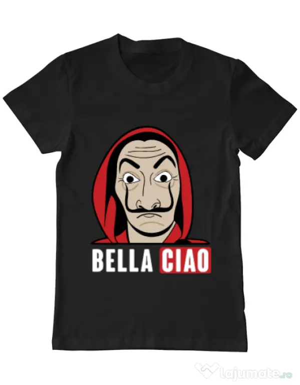 Tricou ADLER barbat Bella ciao Negru