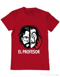 Tricou ADLER barbat El profesor Rosu