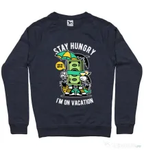 Bluza ADLER barbat Stay Hungry Denim inchis