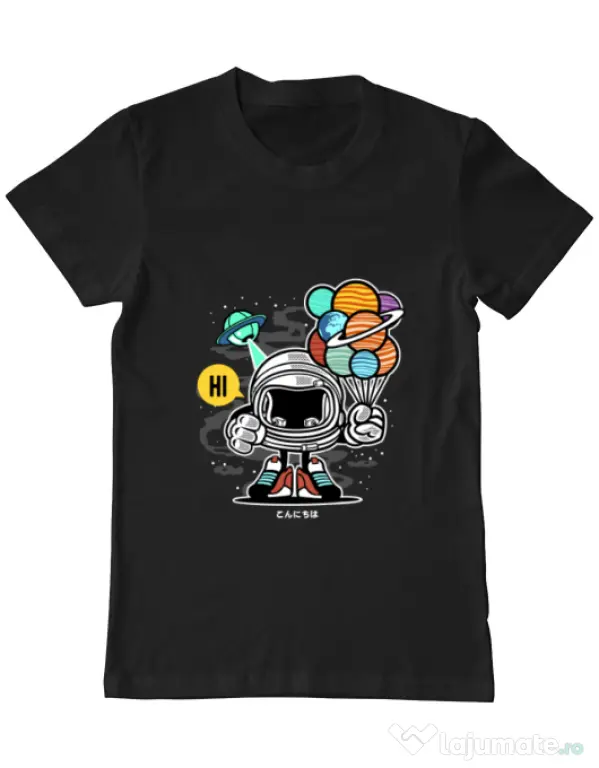 Tricou ADLER barbat Gift From Outer Space Negru