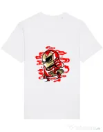 Tricou STANLEY STELLA barbat Iron Skate Alb