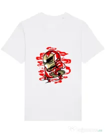 Tricou STANLEY STELLA barbat Iron Skate Alb