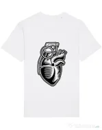 Tricou STANLEY STELLA barbat Grenade Heart Alb