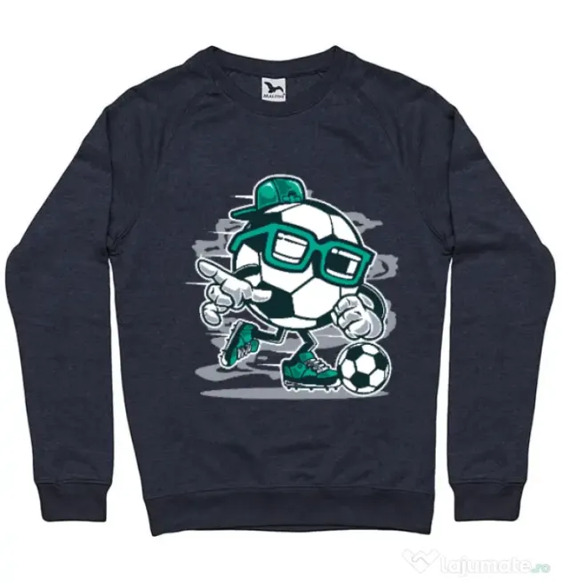 Bluza ADLER barbat Street Soccer Denim inchis