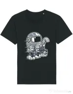 Tricou STANLEY STELLA barbat Space Racer Negru