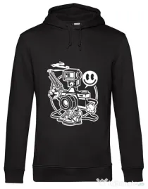 Hoodie barbat cu gluga Shooter Negru
