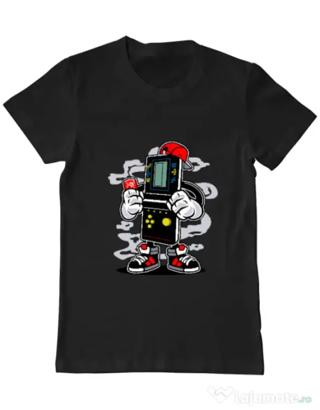 Tricou ADLER barbat Brick Gamers Negru
