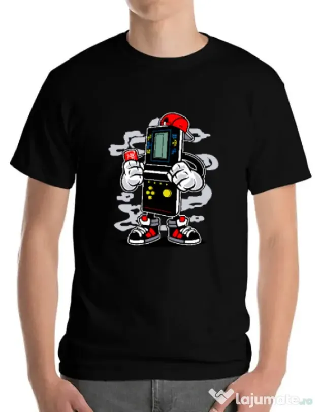 Tricou ADLER barbat Brick Gamers Negru
