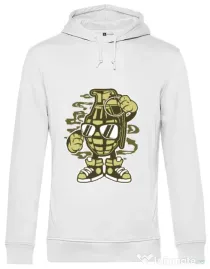 Hoodie barbat cu gluga Grenade Alb