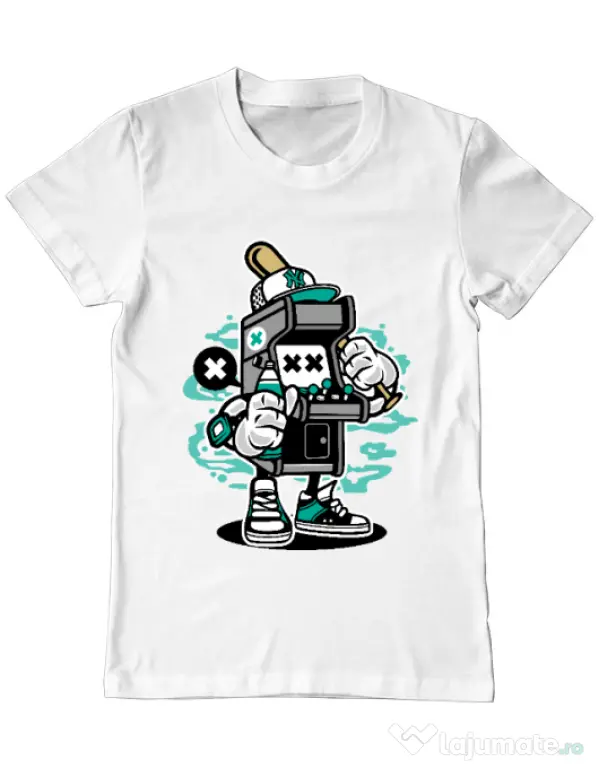 Tricou ADLER barbat Game On 2 Alb