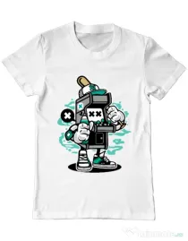 Tricou ADLER barbat Game On 2 Alb