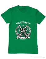 Tricou ADLER barbat Crown Verde mediu