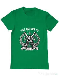 Tricou ADLER barbat Crown Verde mediu