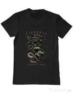 Tricou ADLER barbat Hourglass Negru