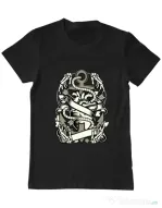 Tricou ADLER barbat Heart and Anchor Negru